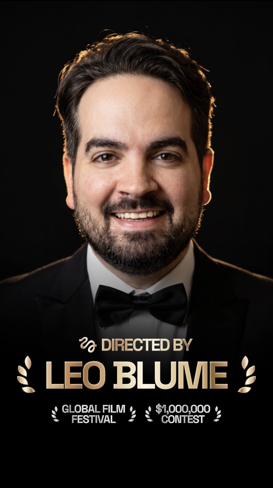 Leo Blume in a black tuxedo: Directed by Leo Blume.